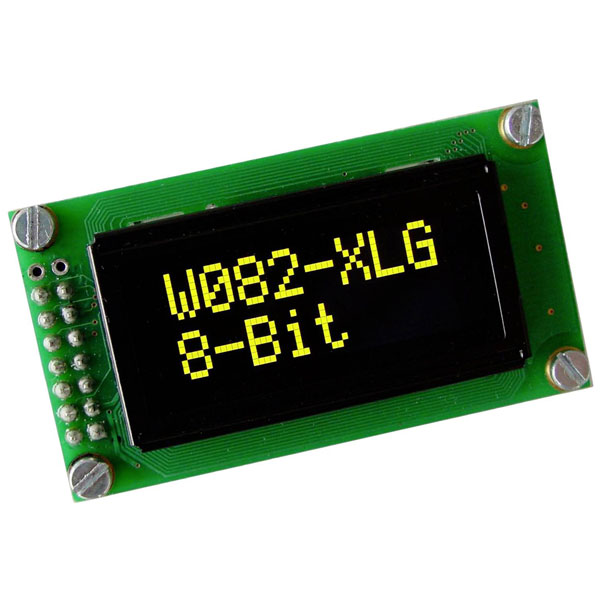 DISPLAY VISIONS EAW082-XLG 2291076 OLED Display 2 Row High Contrast