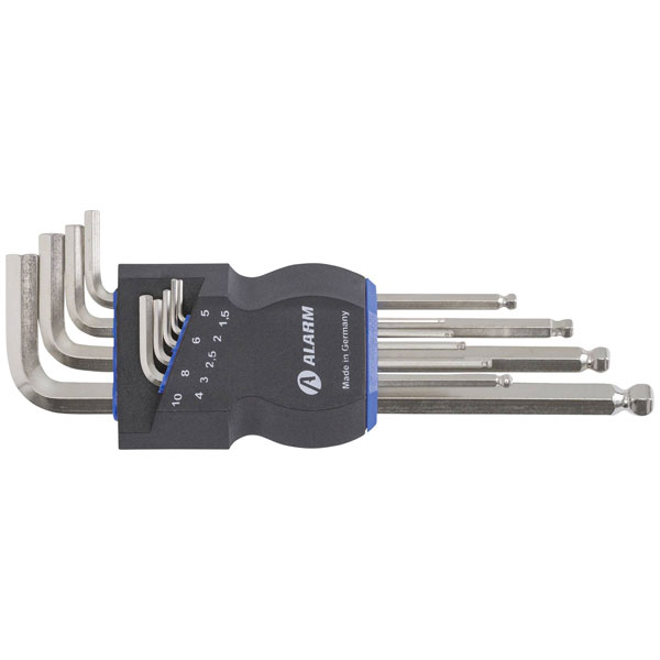 Alarm Werkzeuge 56041500 Allen key set Hex Keys steel black