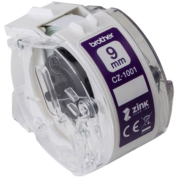 Brother CZ1005 Label Printer Tape White Continuous Length 50mm x 5m
