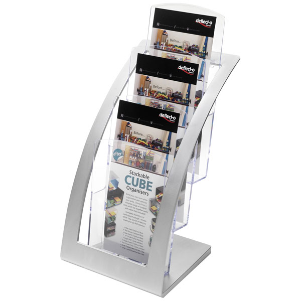 Deflecto 790701 Brochure holder Clear 125 x 285 x 75 mm 1 pc Wall ...
