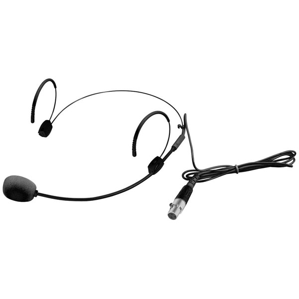 Omnitronic 13063310 UHF-300 Headset Speech microphone Mini XLR con...