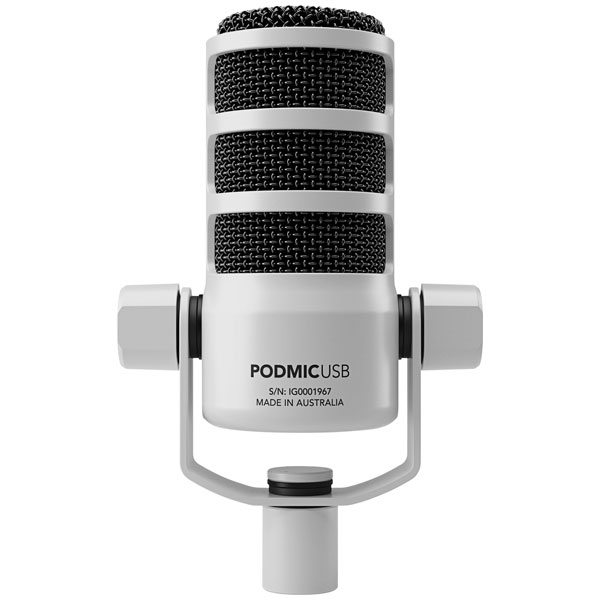 Rode PODMICUSBW 3338364 Microphone USB White for PC Audio & Video use