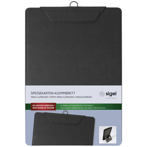 Sigel KB111 Menu clipboard A5 Anthracite