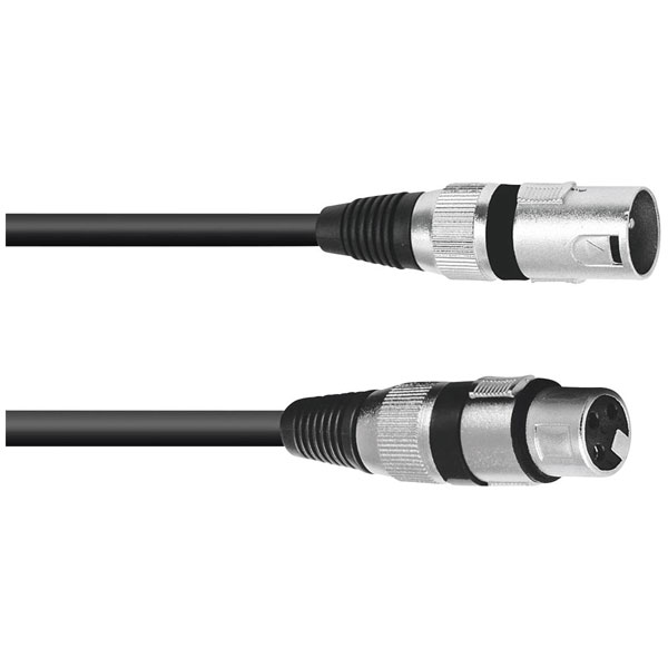 Omnitronic 30220400 XLR  lead black durable cable 10m long profess...