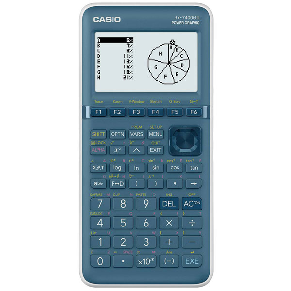 Casio FX-CP400 2383848 FX-CP400 Calculator White Graphing Touchscreen