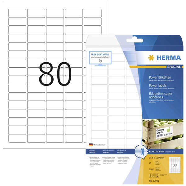 Herma 4346 Paper Pads & Labels White Paper Multi-use Durable Design