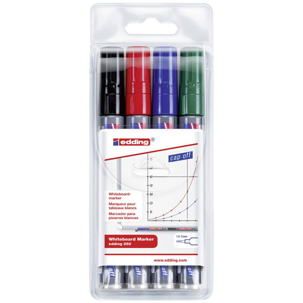 Edding 4-29001 Whiteboard marker Black 1 pc for clear and easy writing