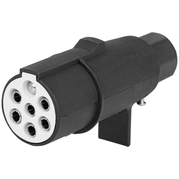 SecoRüt ES034 Trailer socket 7-pin type S plug Aluminium