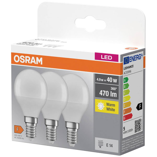OSRAM HOMELIGHTING AC41118 LED Cool white E-27 Pear shape 11W (100...
