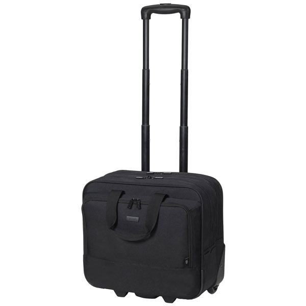 Dicota D31985-RPET Laptop trolley black for up to 40.6 cm (16") ec...