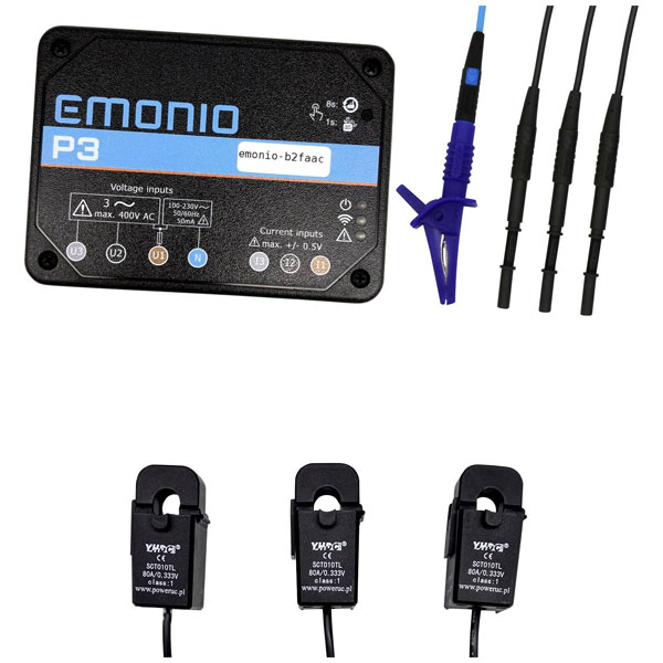 Emonio 8004_P3_50 P3 Energy consumption meter set 50mm