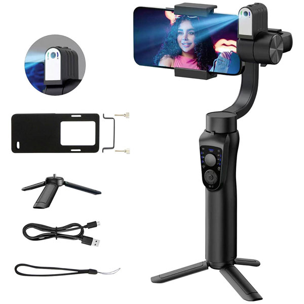 GoXtreme 55245 GX4-Gimbal Tracker Steadycam Black 280g max load