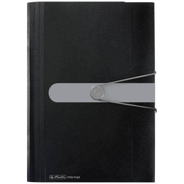 Herlitz 11208394 Document folder A4 12 compartments Black 1 pc