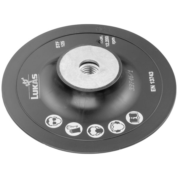 LUKAS-ERZETT A38311251001 Support plate for fibre discs 125mm M14 ...