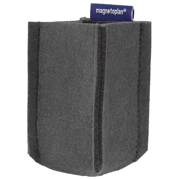 Magnetoplan 1227714 Magnetic pen holder medium blue 130x100x60mm
