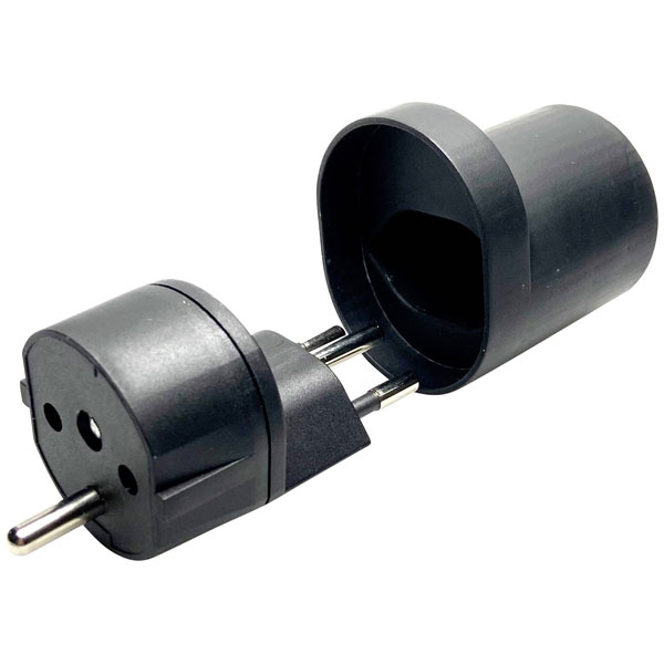 Martin Kaiser 182/1/sw Travel adapter black IP20 Typ11 decentral p...