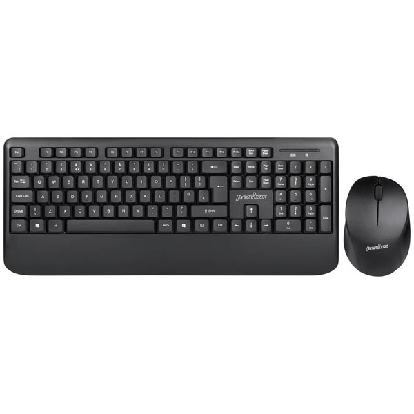 Perixx 11699 PERIDUO-212 Keyboard and mouse set White QWERTZ Corded