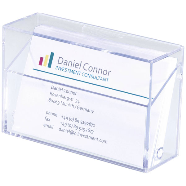 Sigel VZ351 Business card folder pocket A4 holds 200 cards 10 pcs