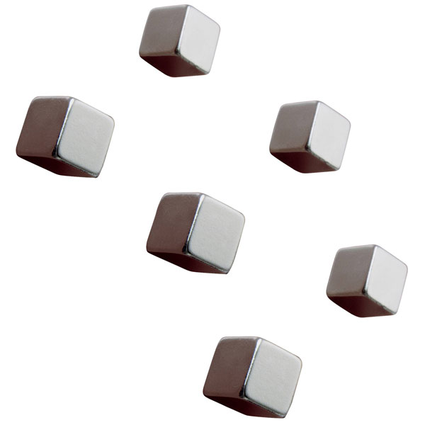 Sigel BA701 Neodym magnet C5 Cylinder Silver 10mm x 10mm 10 pcs