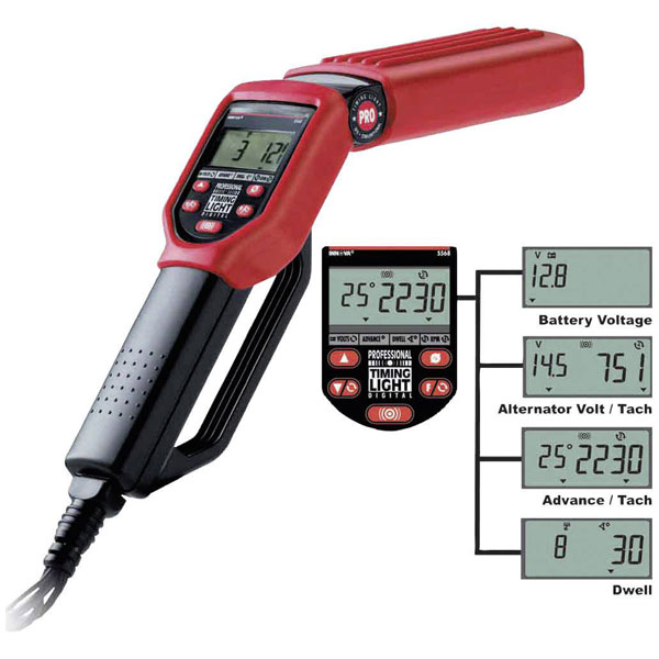 Equus 5568 Timing Light 12V Pro Digital Inspection Camera for prec...
