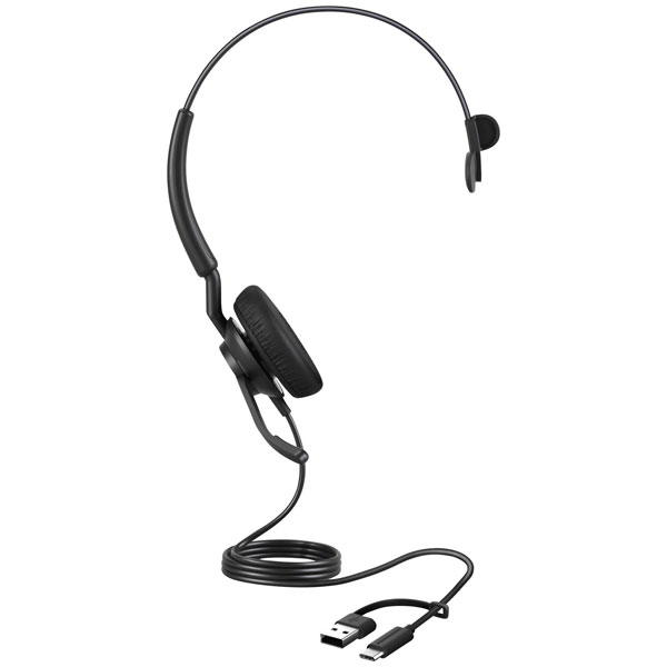 Jabra 9656-583-111 Engage 75 SE Mono Headset Black Noise cancellin...