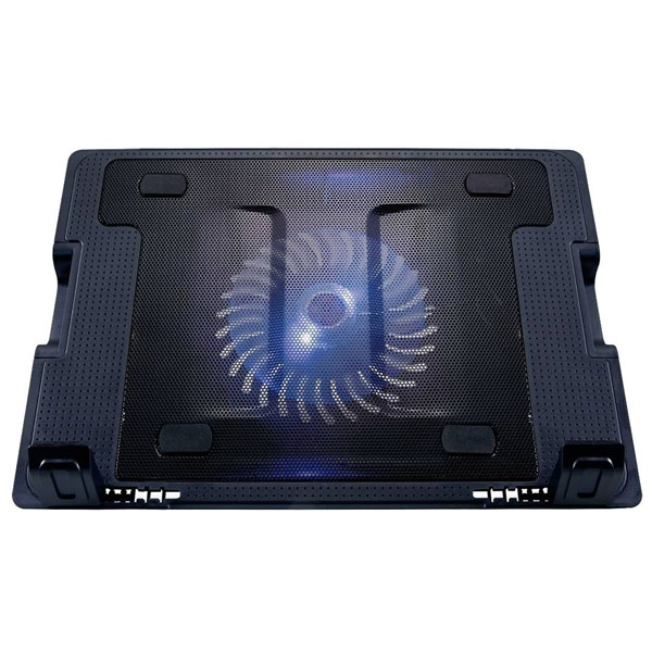 Conceptronic THANA02B Laptop cooling stand Height-adjustable Black