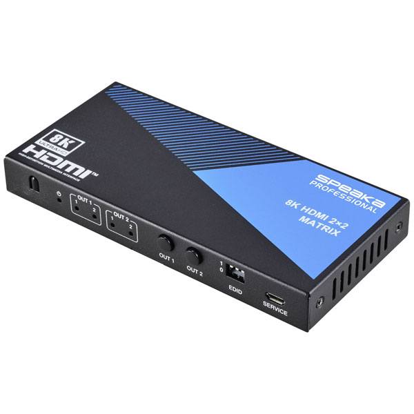 SpeaKa Professional SP-9493352 HDS-110 HDMI splitter 1+2 ports 384...