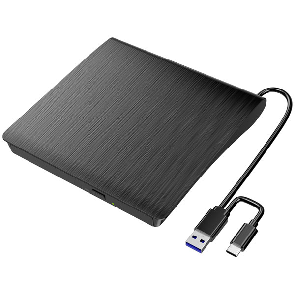 Xlyne 570503 External Blu-ray writer USB A USB C Black