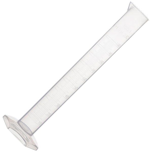 Image of Rapid ECH0354B Cylinder Measuring Graduated-Hexagonal, Cap. 25ml, ...