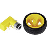Joy-it Gear motor 90° angle yellow/black compatible with Arduino & Raspberry Pi