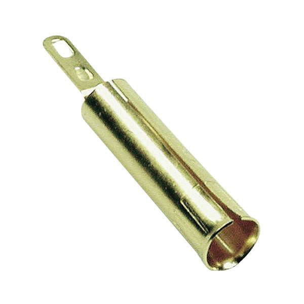 Stäubli 231003 LB4 AU Jack socket 4mm pin brass rigid vertical 1 pc