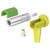 Stäubli 9410879320 POAG-KBT6-EC/4 jack socket right angle gr/yel 90°