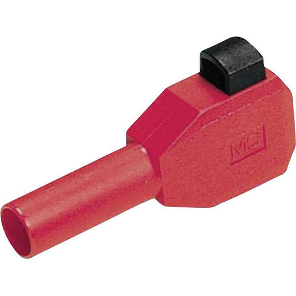Stäubli 223007-22 SKLS4 straight jack plug 4mm pin red 1pc fits 01...