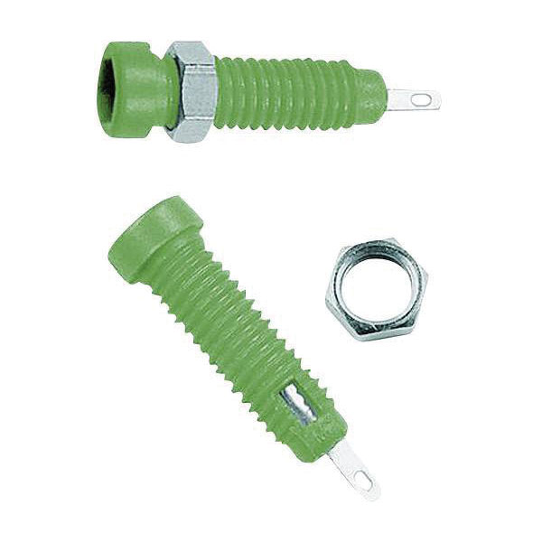 Stäubli 230050-25 LB2-IF jack socket vertical pin 2mm gr 1pc insulated