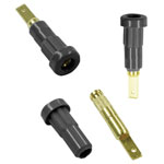 Stäubli 231011-21 EB2 jack socket 2mm blk insulated for plastic/metal plates