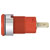 Stäubli 233000-22 SLB4-F safety jack socket red Ø4mm rigid 1 pc
