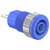 Stäubli 233000-23 SLB4-F Safety Jack Socket Blue 4mm Insulated 1pc