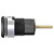 Stäubli 233010-21 SLB4-R safety jack socket built-in blk 4mm insulated brass
