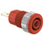 Stäubli 233060-22 SLB4-F63 built-in safety socket red 1 pc Ø 4 mm insulated