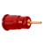 Stäubli 233070-22 SLB4-F/A red safety jack socket 4mm insulated 1 pc