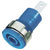 Stäubli 233070-23 SLB4-F/A safety jack socket blue Ø4mm 1pc insulated body