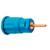 Stäubli 233070-23 SLB4-F/A safety jack socket blue Ø4mm 1pc insulated body