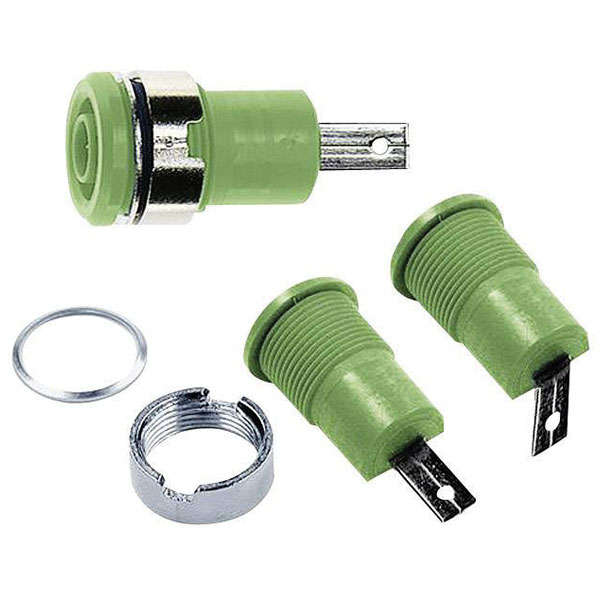 Stäubli 233070-25 SLB4-F/A socket gr 4mm safety suits spring plugs