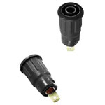 Stäubli 233120-21 SEB4-F built-in safety jack socket blk Ø 4mm 1 pc