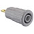Stäubli 233120-28 SEB4-F Grey Safety jack socket built-in Ø 4 mm 1 pc