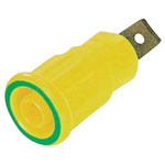 Stäubli 233150-20 SEB4-F63 safety jack socket 4mm gr/yel 1 piece