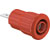 Stäubli 233160-22 SEB4-F/A safety jack socket red Ø4 mm insulated 1 pc