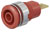 Stäubli 32001861-22 SLB 4-F63 safety jack socket 4 mm pin red vertical