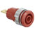 Stäubli 32001861-22 SLB 4-F63 safety jack socket 4 mm pin red vertical