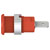 Stäubli 497046-22 SLB4-F63/N-X red safety jack socket 4mm rigid insulated